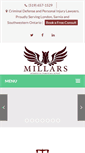 Mobile Screenshot of millarslaw.com