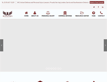 Tablet Screenshot of millarslaw.com